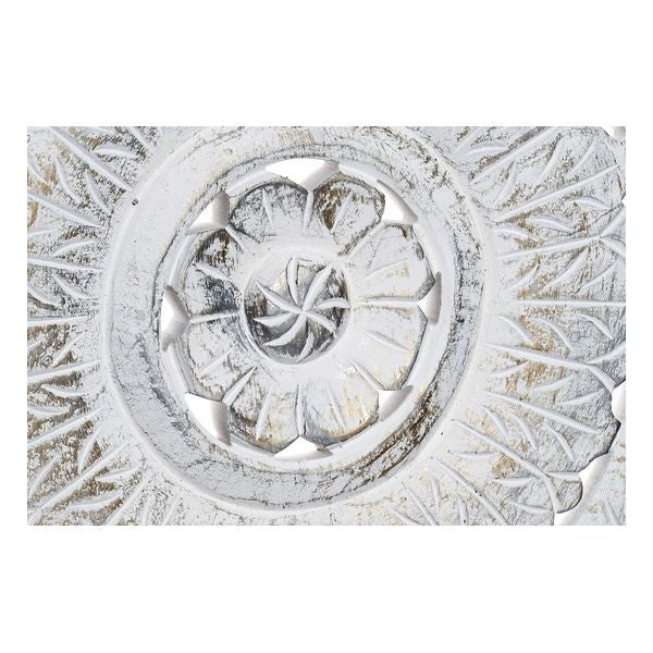 Wanddekoration Dekodonia Weiß Indianer (90 x 2 x 90 cm)