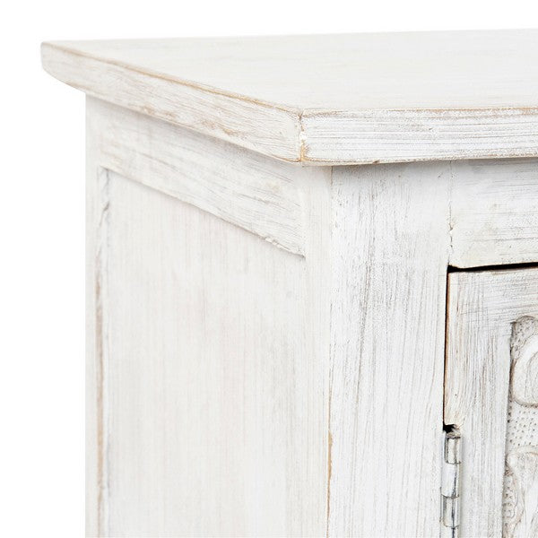 TV-Möbel Dekodonia Altamira Flower Grau Mango-Holz (140 x 40 x 60 cm)