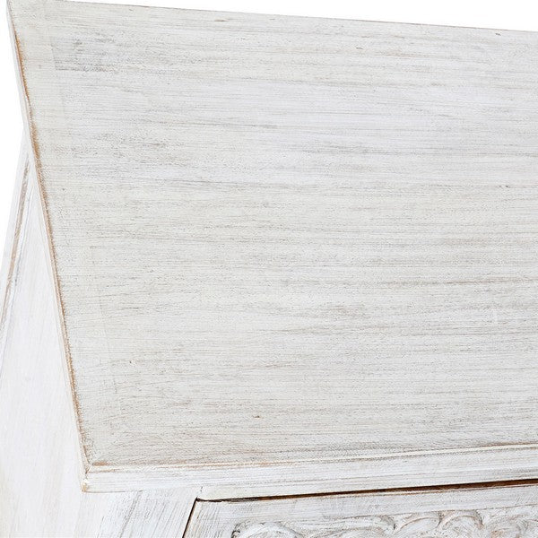 TV-Möbel Dekodonia Altamira Flower Grau Mango-Holz (140 x 40 x 60 cm)