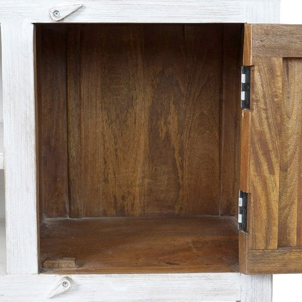 TV-Möbel Dekodonia Altamira Flower Grau Mango-Holz (140 x 40 x 60 cm)