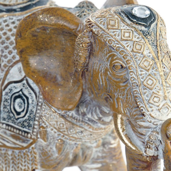 Deko-Figur Dekodonia Harz Elefant (22 x 9 x 15 cm)
