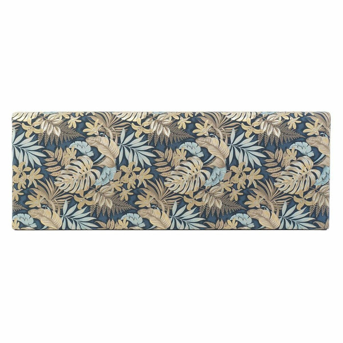 Kopfende des Betts DKD Home Decor Schwarz grün Polyester Holz MDF (160 x 10 x 60 cm)