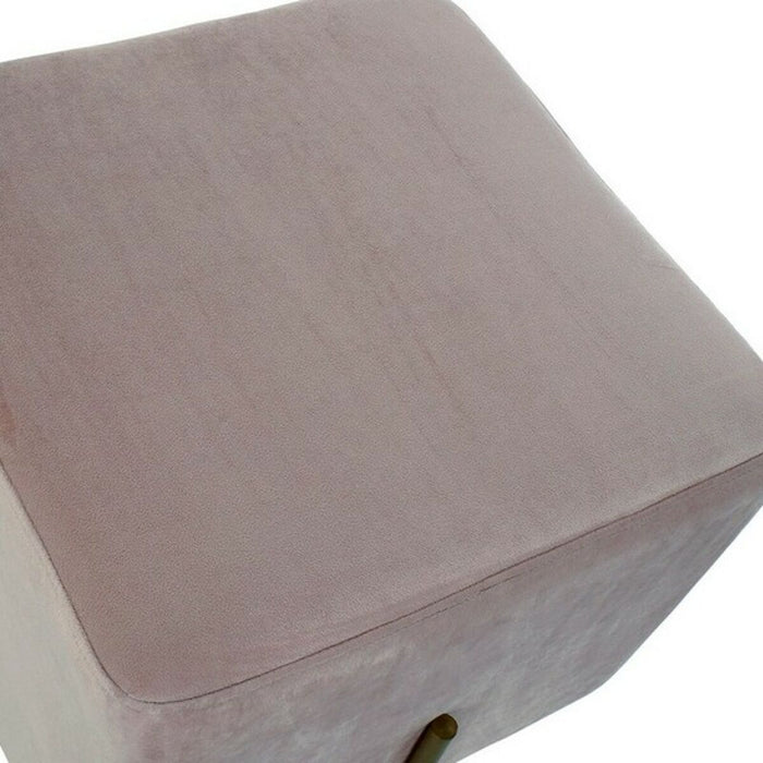 Fußstütze DKD Home Decor Metall Polyester (42 x 42 x 45 cm)