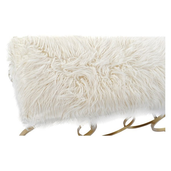 Barhocker Dekodonia Mit Haar Polyester Metall (110 x 40 x 45 cm)