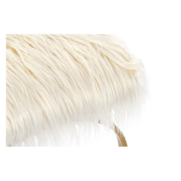 Barhocker Dekodonia Mit Haar Polyester Metall (110 x 40 x 45 cm)