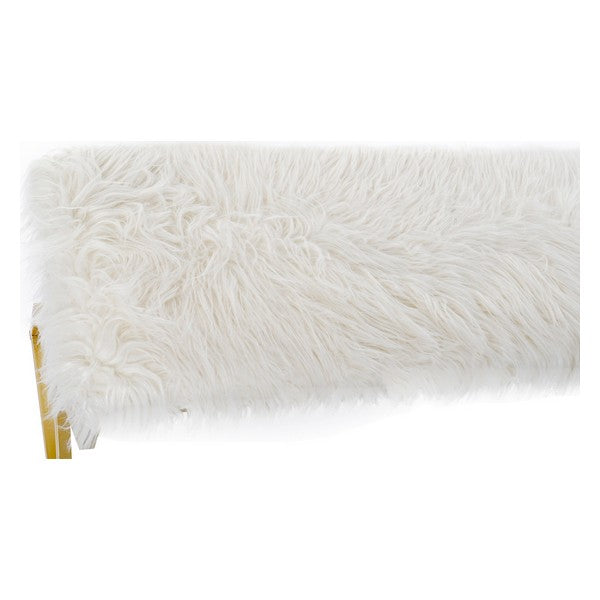 Barhocker Dekodonia Mit Haar Polyester Metall (120 x 40 x 45 cm)