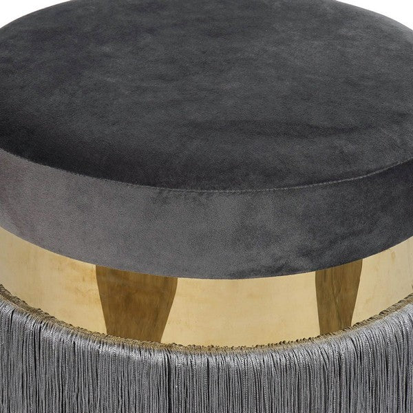 Fußstütze Dekodonia Flecos Polyester Metall (35 x 35 x 41 cm)