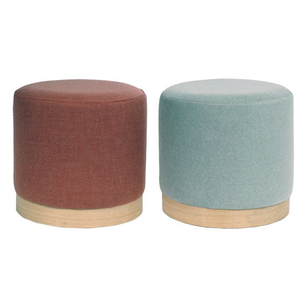 Fußstütze Dekodonia Polyester (40 x 40 x 39 cm) (2 pcs)