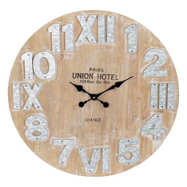 Wanduhr Dekodonia Metall Holz MDF (72 x 3 x 72 cm)