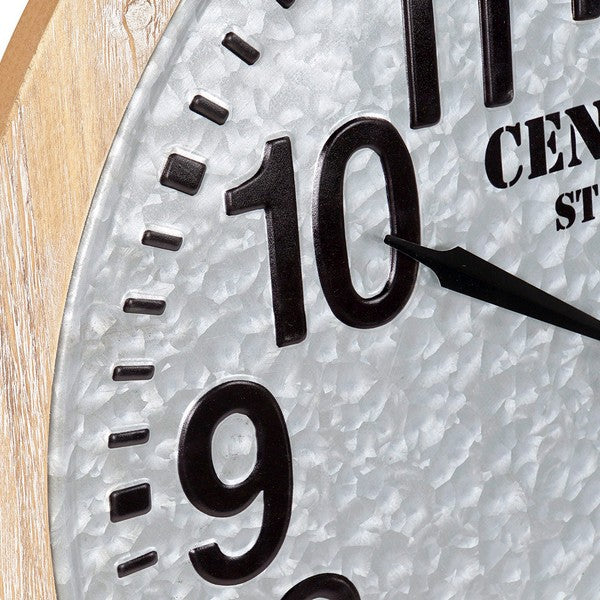 Wanduhr Dekodonia Metall Holz MDF (2 pcs)