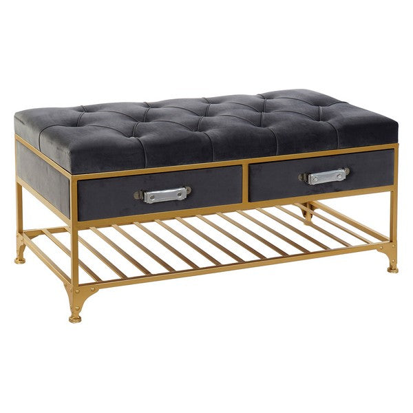 Barhocker Dekodonia Polyester Metall (47,5 x 10 x  cm)