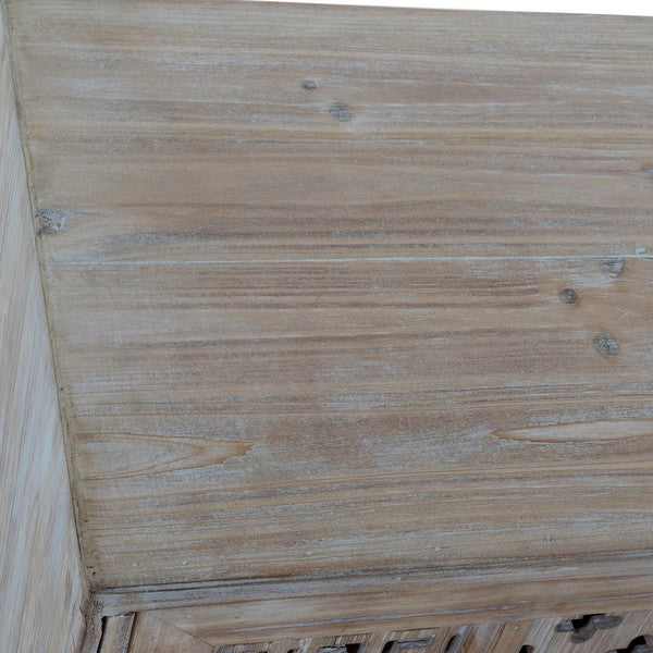 TV-Möbel Dekodonia Braun Holz Metall (120 x 35 x 55 cm)