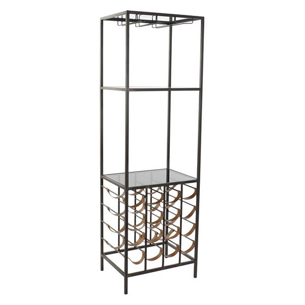 Flaschenregal Dekodonia Metall Polyurethan (50 x 38 x 160 cm) Weinregal