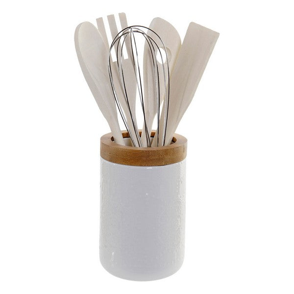 Küchenutensilien Set Dekodonia Bambus Porzellan (6 pcs)