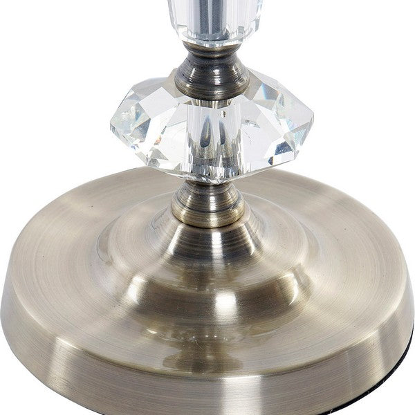 Tischlampe Dekodonia Acryl Baumwolle Metall Mit Stoff (2 pcs)