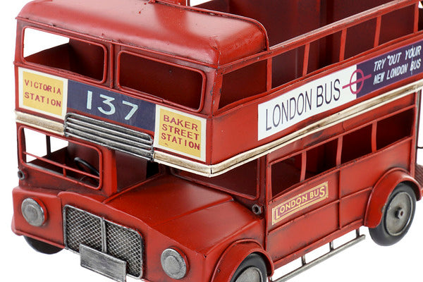 Flaschenregal Dekodonia London Metall (37 x 18 x 28 cm)