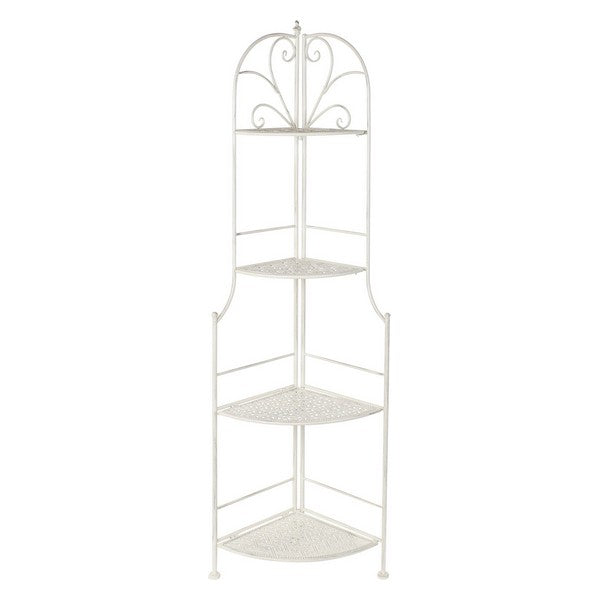 Regal Dekodonia weiß Metall (49 x 35 x 159 cm)