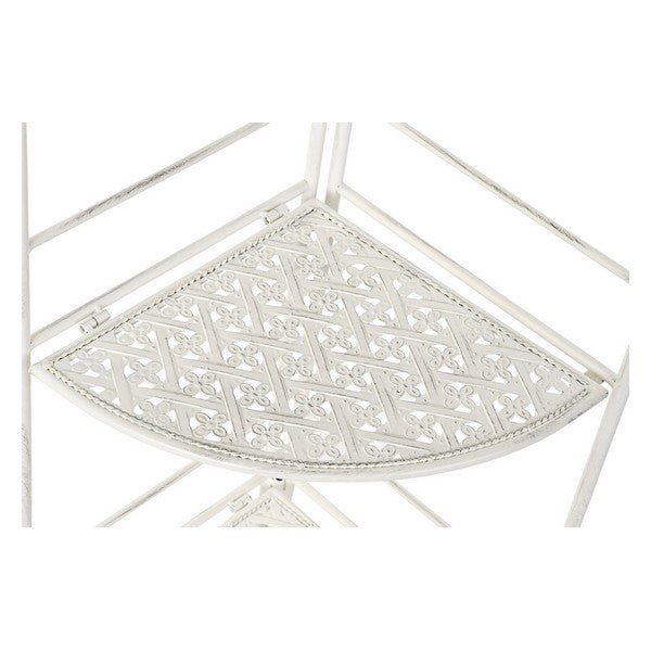 Regal Dekodonia weiß Metall (49 x 35 x 159 cm)