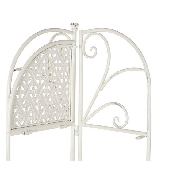 Regal Dekodonia weiß Metall (49 x 35 x 159 cm)