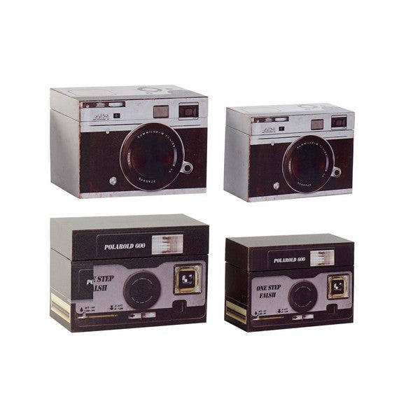 Mehrzweckbox Dekodonia Holz MDF Fotokamera (2 pcs)