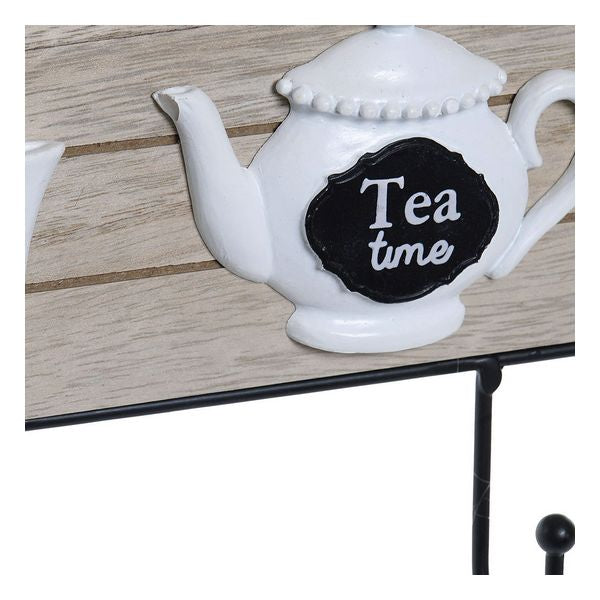 Wandgarderobe Dekodonia Tee Holz Metall (41 x 4 x 16 cm)