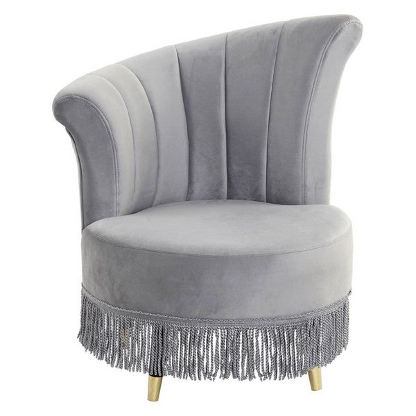 Sessel Dekodonia Polyester Holz MDF Samt (77 x 63 x 85 cm)