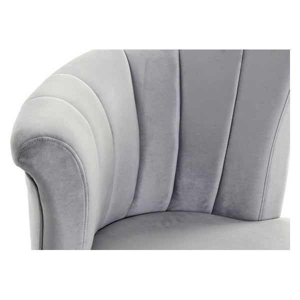 Sessel Dekodonia Polyester Holz MDF Samt (77 x 63 x 85 cm)