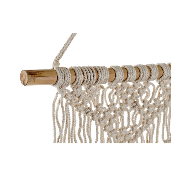 Dekoration zum Aufhängen Dekodonia Baumwolle Rattan (35 x 1 x 65 cm)