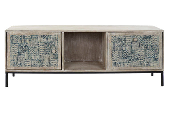 TV-Tisch mit Schubladen Dekodonia Mango-Holz (150 x 40 x 56 cm)