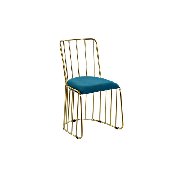 Stuhl Dekodonia Velvet Samt Messing (48 x 55 x 82 cm)