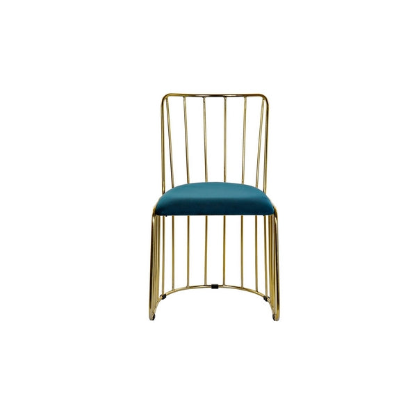 Stuhl Dekodonia Velvet Samt Messing (48 x 55 x 82 cm)