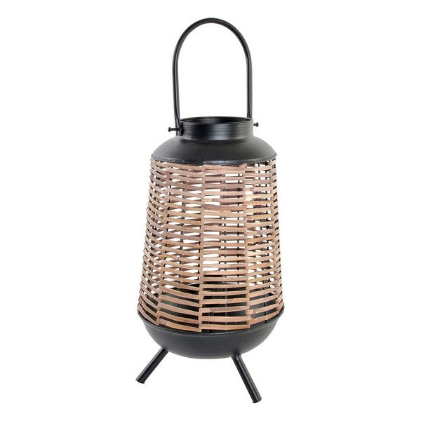 Tischlampe Dekodonia Metall Rattan Orientalisch (27 x 27 x 63 cm)