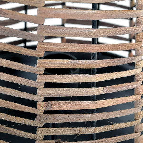 Tischlampe Dekodonia Metall Rattan Orientalisch (27 x 27 x 63 cm)