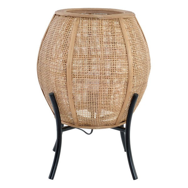 Tischlampe Dekodonia Leinen Metall Orientalisch (30 x 30 x 41 cm)