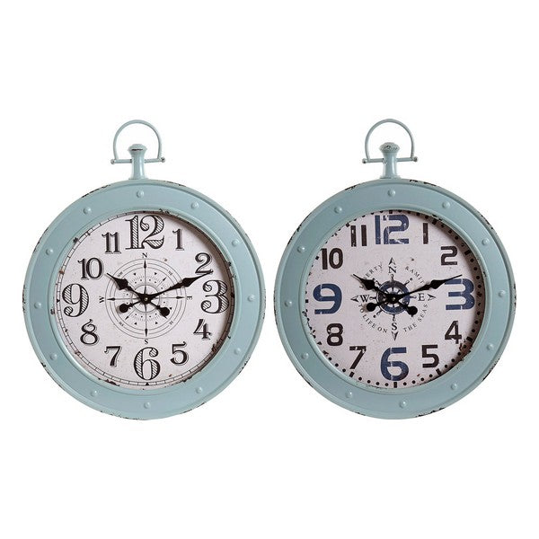 Wanduhr Dekodonia Kompass Metall (2 pcs)