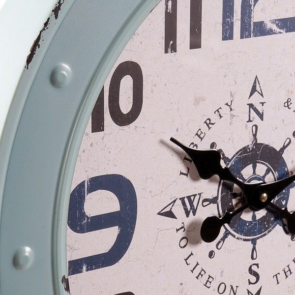 Wanduhr Dekodonia Kompass Metall (2 pcs)