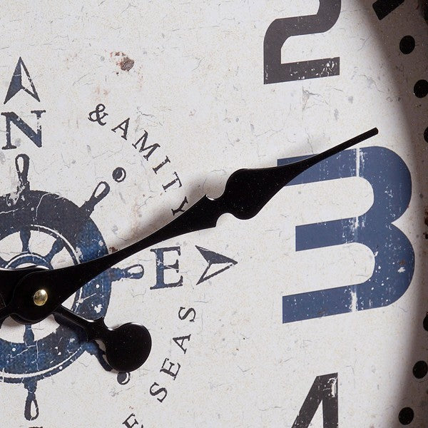 Wanduhr Dekodonia Kompass Metall (2 pcs)