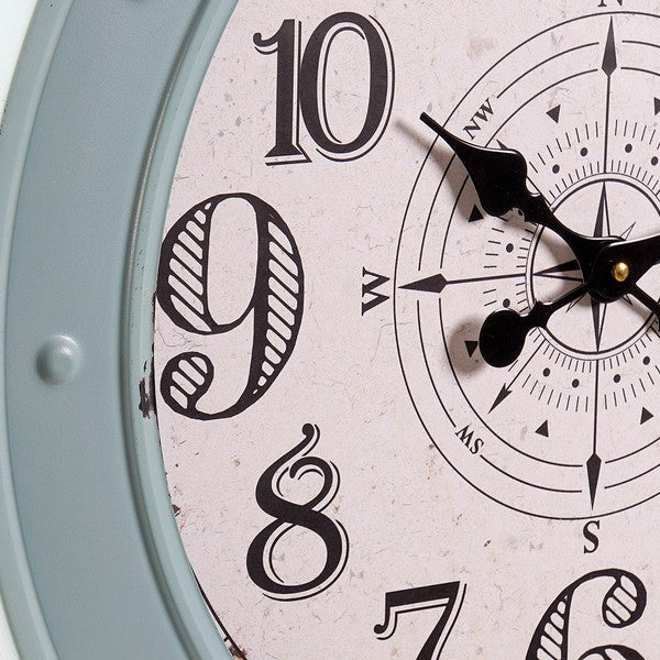 Wanduhr Dekodonia Kompass Metall (2 pcs)