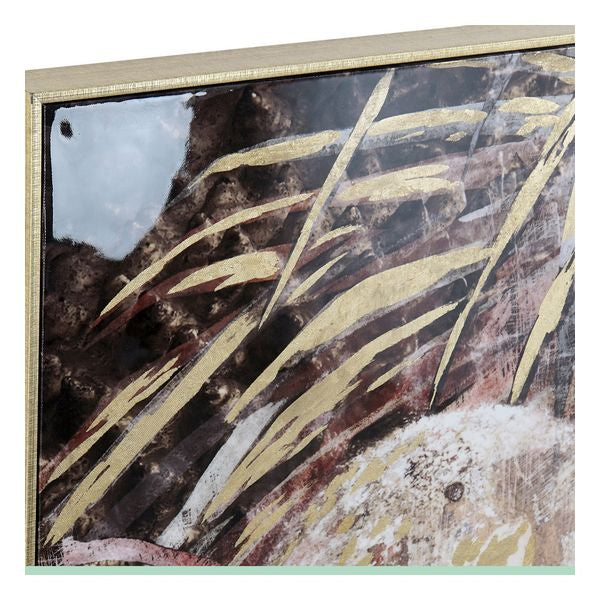 Bild Dekodonia Buddha Schwarz Leinwand (2 pcs) (70 x 5 x 150 cm)