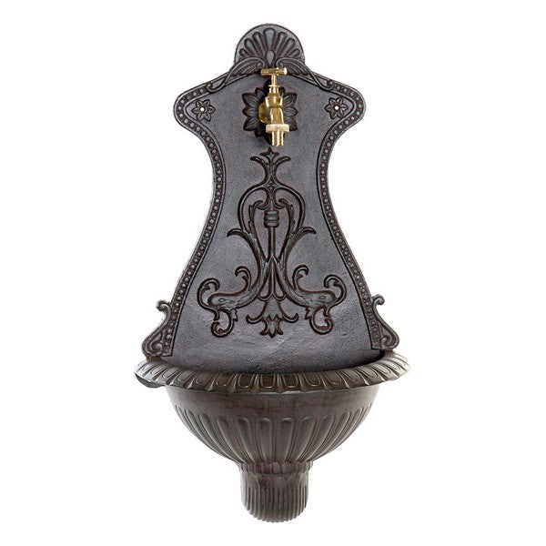 Gartenbrunnen Dekodonia Aluminium An der Wand montiert (26 x 31 x 72 cm)