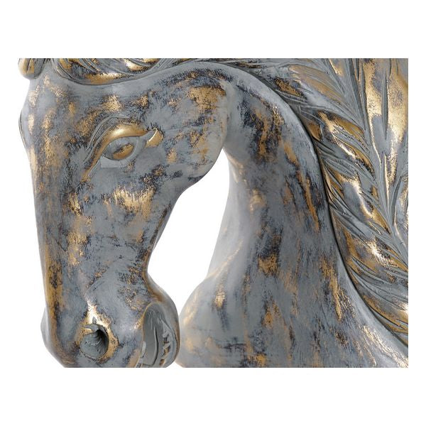 Deko-Figur DKD Home Decor Harz Pferd (31 x 19 x 52 cm)