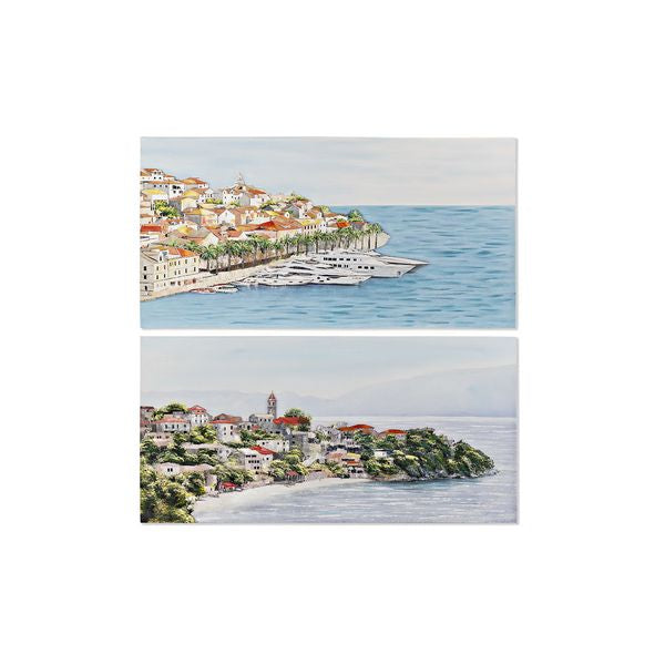 Bild Dekodonia Fischerei Häuser (2 pcs) (140 x 3 x 70 cm)