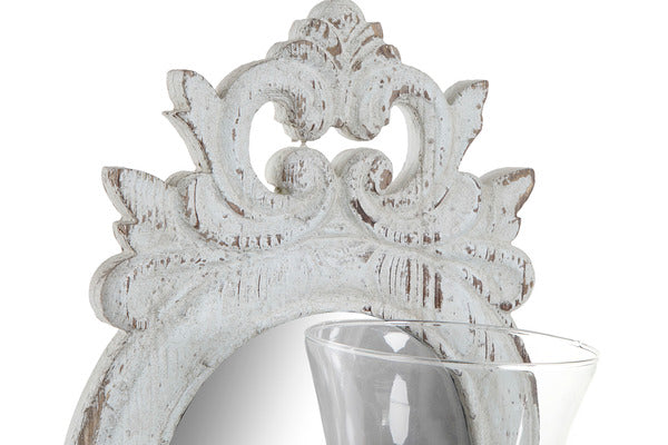 Lampe Dekodonia Wandleuchte Metall Kristall Traditionell (30 x 20 x 70 cm)