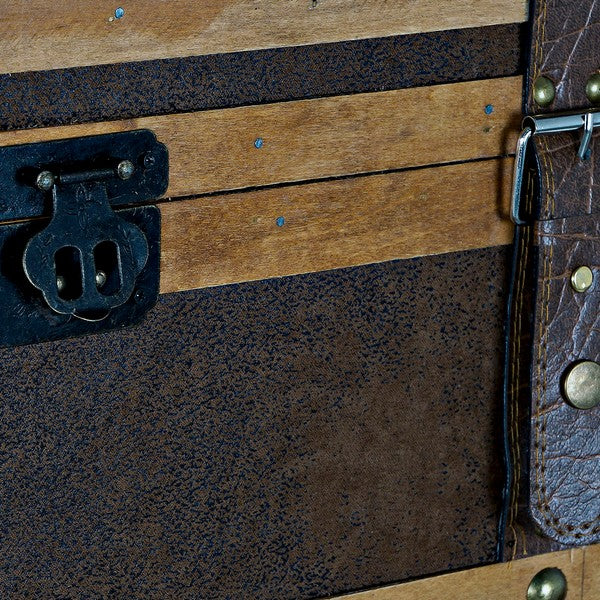 Truhe Dekodonia Braun Pappelholz Polyurethan (3 pcs)