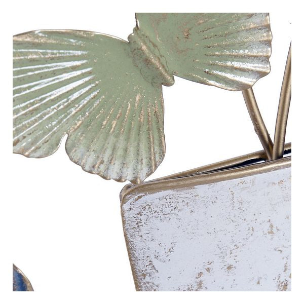 Wanddekoration Dekodonia Metall Traditionell Blomster (2 pcs)