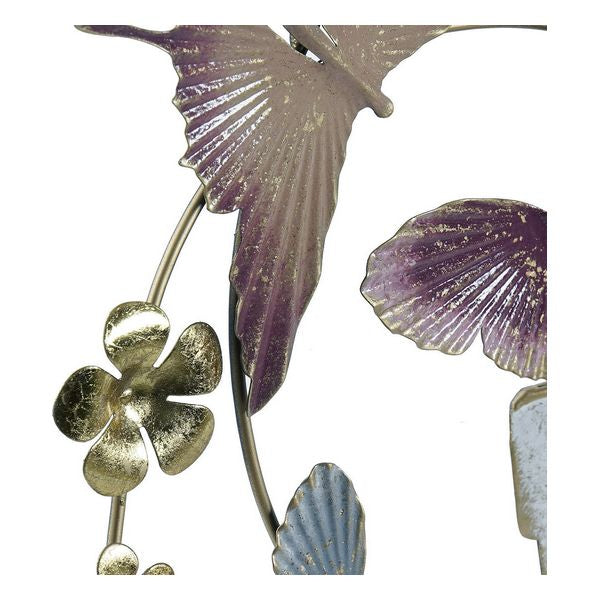 Wanddekoration Dekodonia Metall Traditionell Blomster (2 pcs)