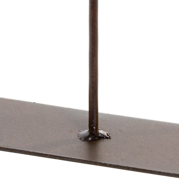 Deko-Figur Dekodonia Metall Paulonia-Holz Fisch (19 x 3 x 26 cm)