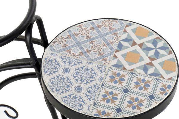 Blumentopf Dekodonia Fahrrad Mosaik (59 x 24 x 34 cm)