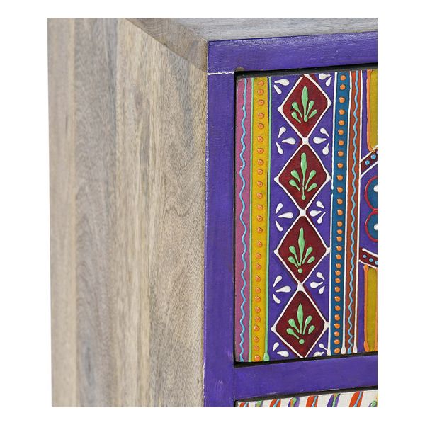 Rollcontainer Dekodonia Bunt Mango-Holz (60 x 35 x 68 cm)