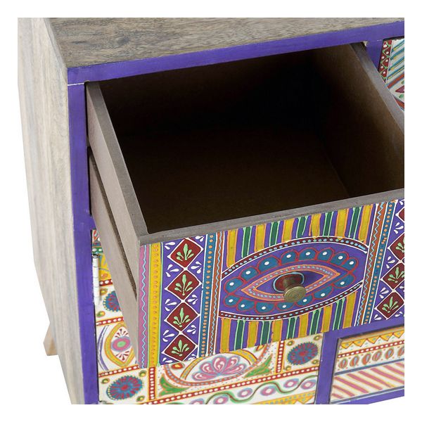 Rollcontainer Dekodonia Bunt Mango-Holz (60 x 35 x 68 cm)